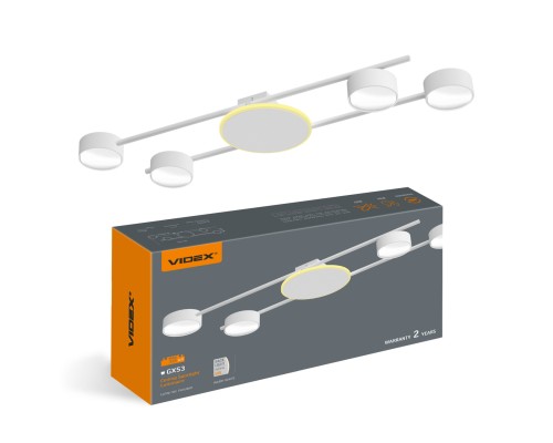 Світильник Videx під лампу 4xGX53 (VL-SPF21B-WB)