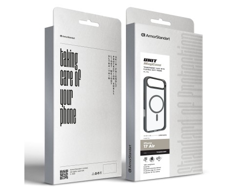 Чохол до мобільного телефона Armorstandart Unit MagCase Apple iPhone 17 Air Titanium Grey (ARM86309)
