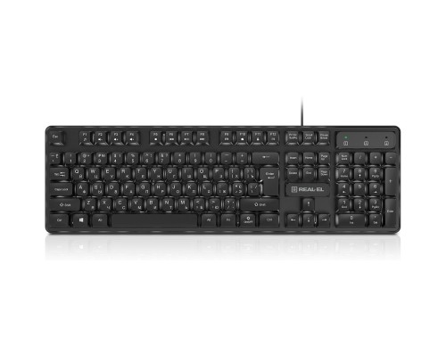 Клавіатура REAL-EL RK-7015 USB Black (EL123100049)