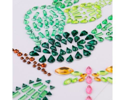 Набір для творчості Santi Trendy Cactus аплікація зі страз самоклеючих 9.5х15 см (742536)