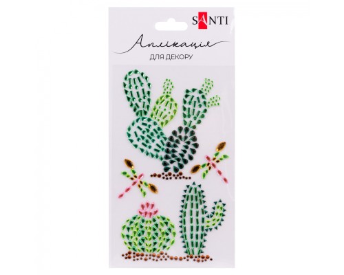 Набір для творчості Santi Trendy Cactus аплікація зі страз самоклеючих 9.5х15 см (742536)