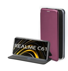 Чохол до мобільного телефона BeCover Exclusive Realme C61 Red Wine (712556)