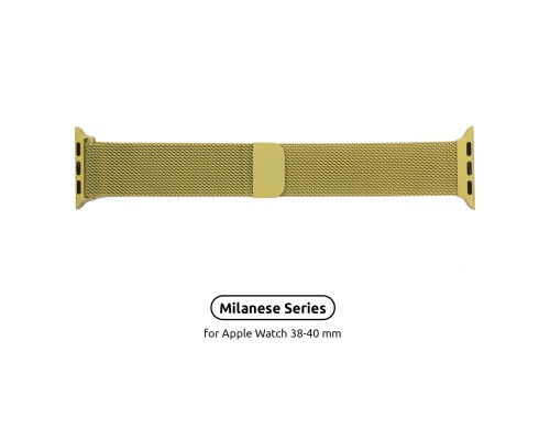 Ремінець до смарт-годинника Armorstandart Milanese Loop для Apple Watch 42 (Series 11-10)/41/40/38 Yellow (ARM55253)
