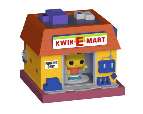 Фігурка Funko Pop набір Bitty Pop! Town - Барт Сімпсон і Квікі-Март (83684)
