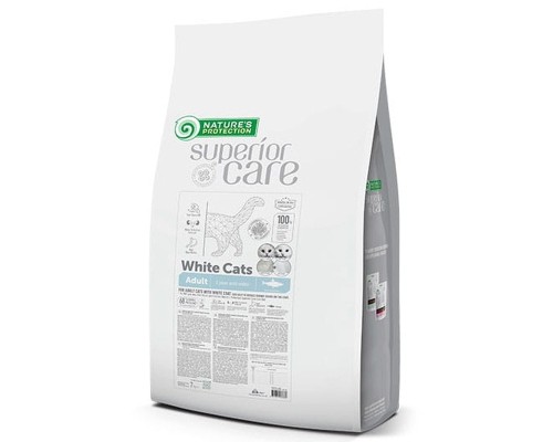 Сухий корм для кішок Nature's Protection Superior Care White Cats Grain Free Herring 7 кг (NPSC47633)