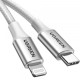 Дата кабель USB-C to Lightning 1.0m 3A 60W US304 white UGREEN (70523)