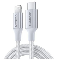 Дата кабель USB-C to Lightning 1.0m 3A 60W US304 white UGREEN (70523)