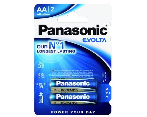 Батарейка Panasonic AA LR06 Evolta * 2 (LR6EGE/2BP) 