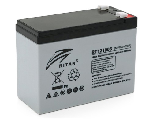 Батарея до ДБЖ Ritar AGM RT12100S, 12V-10Ah (RT12100S) 