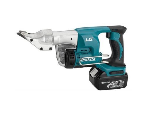 Ножиці по металу електричні Makita LXT, 3Аг х 2 шт, DC18RС, кейс, 1,3мм (DJS130RFE)