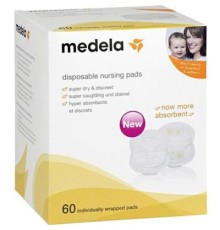 Вкладиш для бюстгальтера Medela Disposable Nursing Pads 60 шт (008.0374)