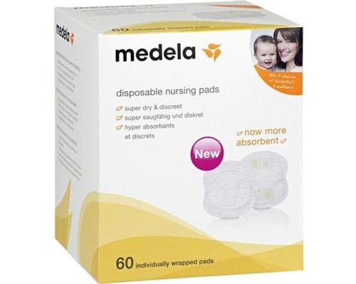 Вкладиш для бюстгальтера Medela Disposable Nursing Pads 60 шт (008.0374)