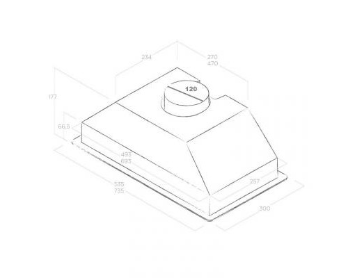 Витяжка кухонна Faber ERA C WH/A/72