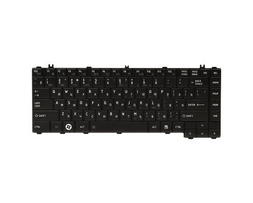 Клавіатура ноутбука PowerPlant TOSHIBA Satellite L600 черный, черный фрейм (KB311958) Клавіатура ноутбука PowerPlant TOSHIBA Satellite L600 черный, черный фрейм (KB311958)