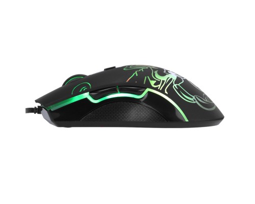 Мишка Marvo M209 LED USB Black (M209)