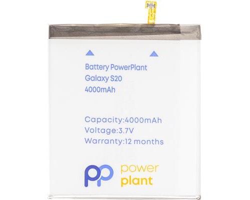 Акумуляторна батарея PowerPlant Samsung Galaxy S20 (EB-BG980ABY) 4000mAh (SM170746) Акумуляторна батарея PowerPlant Samsung Galaxy S20 (EB-BG980ABY) 4000mAh (SM170746)