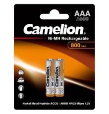 Акумулятор Camelion AAA 800mAh Ni-MH * 2 R03-2BL (NH-AAA800BP2)
