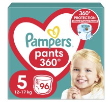 Підгузки Pampers трусики Pants Junior Розмір 5 (12-17 кг) 96 шт (8006540069509)