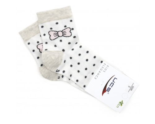 Шкарпетки дитячі UCS Socks в горошок (M0C0101-2119-1G-cream)