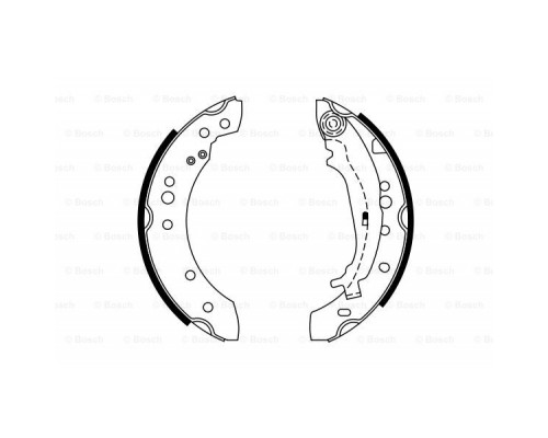 Гальмівні колодки Bosch 0 986 487 746