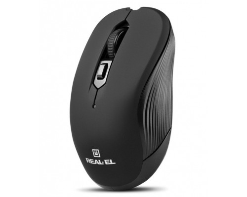 Мишка REAL-EL RM-330 Wireless Black