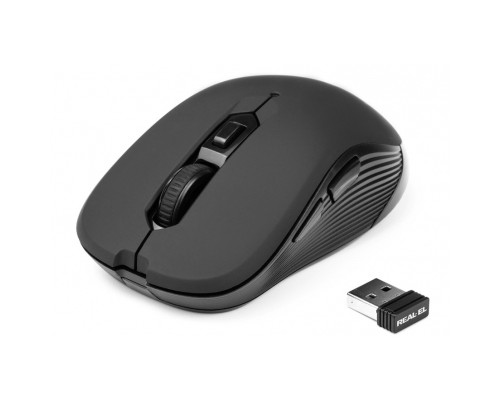Мишка REAL-EL RM-330 Wireless Black