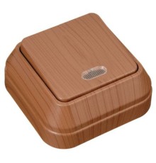 Вимикач MAKEL Горіх (45425)