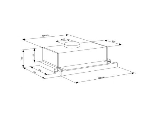 Витяжка кухонна Eleyus BREEZE 700 50 IS