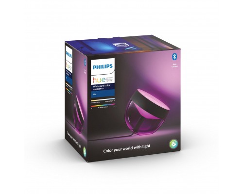 Настільна лампа Philips Hue Iris, Color, BT, DIM, чорна (929002376201)