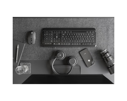 Клавіатура 2E KS120 White backlight USB Black (2E-KS120UB)
