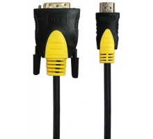 Кабель мультимедійний HDMI to DVI 1.8m 2-side V1.3 19-pin Maxxter (CCBP-HDMI-DVI-1.8)