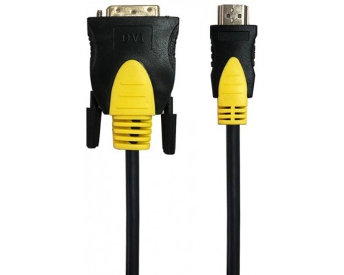 Кабель мультимедійний HDMI to DVI 1.8m 2-side V1.3 19-pin Maxxter (CCBP-HDMI-DVI-1.8)