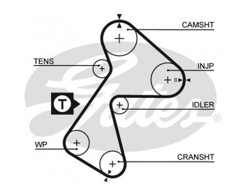 Ремінь ГРМ Gates 5484XS