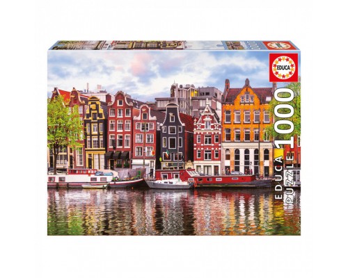 Пазл Educa Танцюючі будинки, Амстердам 1000 елементів (6336981)