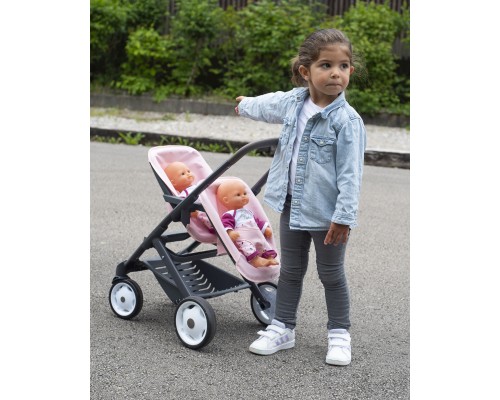 Коляска для ляльок Smoby Maxi-Cosi & Quinny для близнюків Софт (253217)
