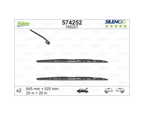 Щітка склоочисника Valeo 574252