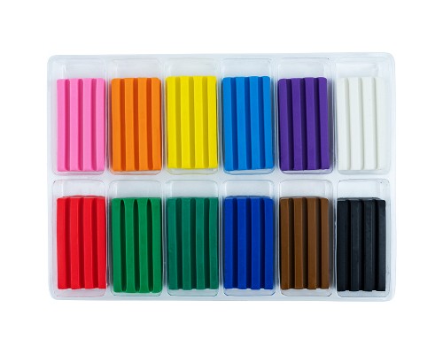 Пластилін Kite Dogs восковий 12 кольорів, 240 г (K22-1086)