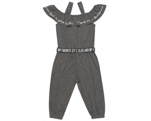 Комбінезон дитячий Blueland з оборкою (2476-140G-gray)