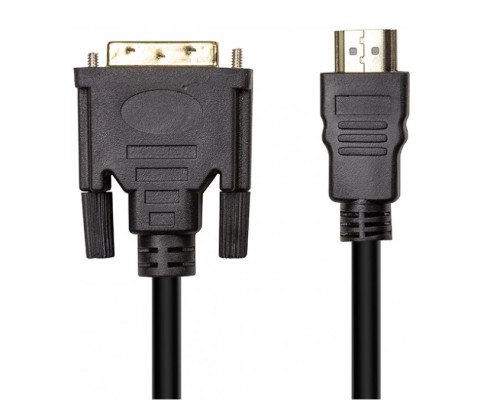Кабель мультимедійний HDMI (M) to DVI (M), 1.8m PowerPlant (CA912568) Кабель мультимедійний HDMI (M) to DVI (M), 1.8m PowerPlant (CA912568)