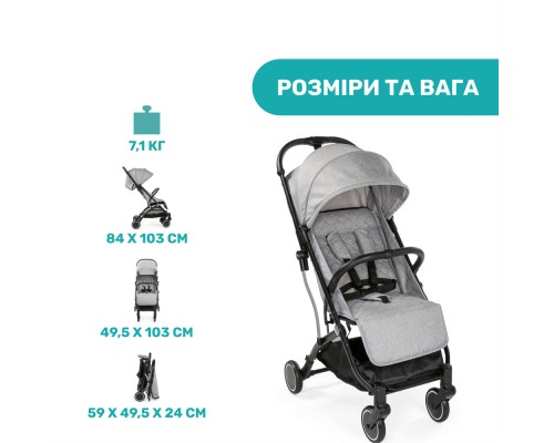 Коляска Chicco Trolleyme Stroller (79865.28)