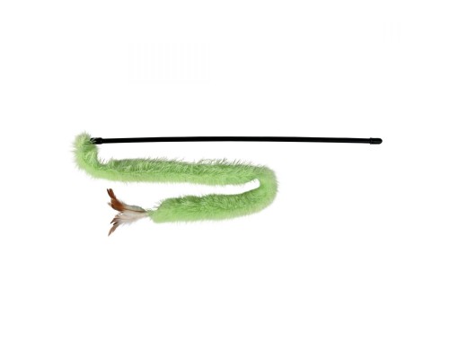 Іграшка для котів Trixie Паличка зі стрічкою та пером 48 см (4011905457246)