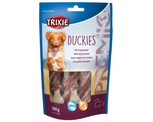 Ласощі для собак Trixie Premio Duckies качка з кальцієм 100 г (4011905315386)