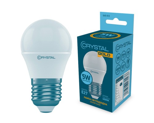 Лампочка CRYSTAL G45 5W PA Е27 4000K (G45-012)