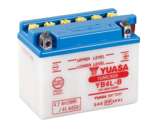 Акумулятор автомобільний Yuasa 12V 4,2Ah YuMicron Battery (YB4L-B)