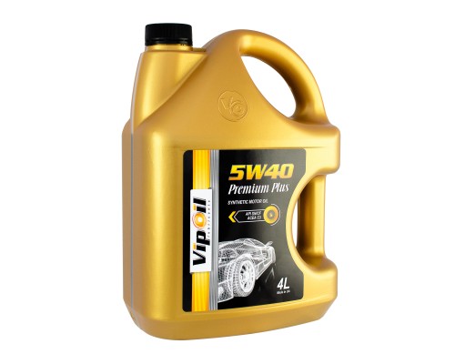 Моторна олива VIPOIL VipOil PREMIUM PLUS 5W-40 API SN/CF,ACEA C3 4л (0439459)