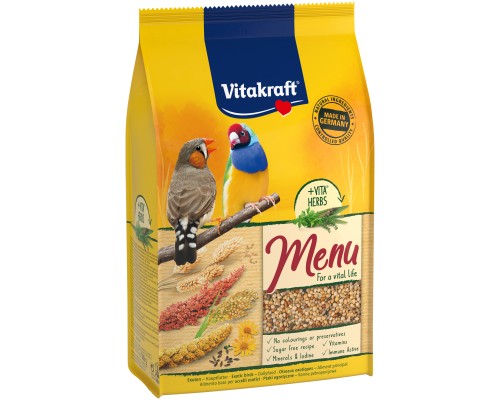 Корм для птахів Vitakraft Premium Menu Exotis для екзотичних птахів 500 г (4008239213181)