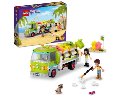 Конструктор LEGO Friends Сміттєпереробна вантажівка 259 деталей (41712)