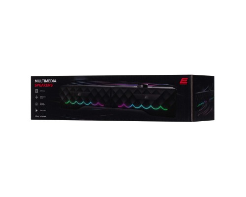 Акустична система 2E PCS232 RGB Soundbar USB Black (2E-PCS232BK) 
