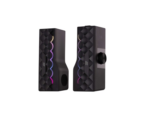 Акустична система 2E PCS232 RGB Soundbar USB Black (2E-PCS232BK) 