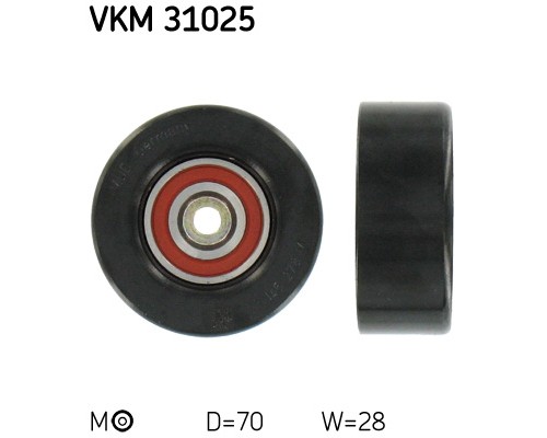 Ролик натягувача ременя SKF VKM 31025